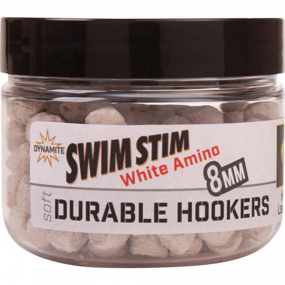 Dynamite Baits Durable Hook Bait Pellet 6mm White Amino Tubs