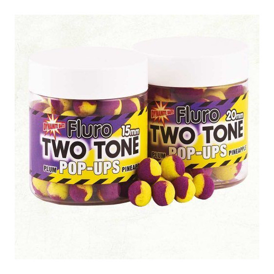 Dynamite Baits Fluoro 2 Tone Pop Up 20mm, versch. Varianten