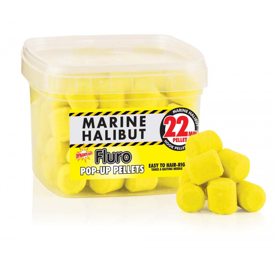 Dynamite Baits Fluoro Pellet Marine Halibut 22mm 164g