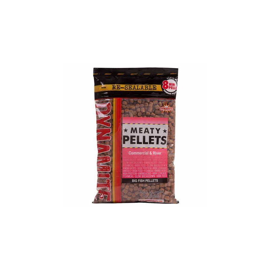 Dynamite Baits Meaty Fish Pellets 8-10mm Hookbaits Pot