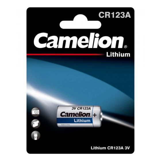 Camelion Lithium-Photobatterie, CR123A, 3V