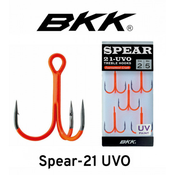 BKK Spear 21-UVO Treble Hook Super Slide - versch. Varianten
