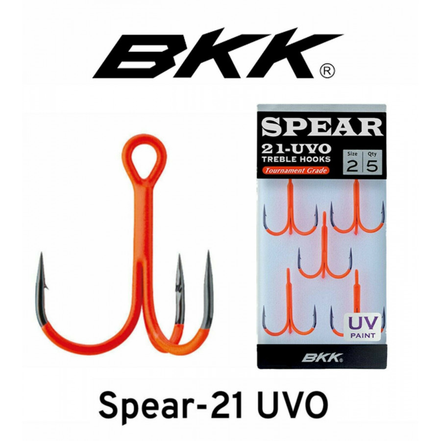 BKK Spear 21-UVO Treble Hook Super Slide - versch. Varianten