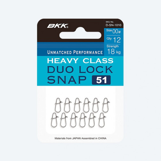 BKK Duolock Snap Stainless Steel - versch. Varianten