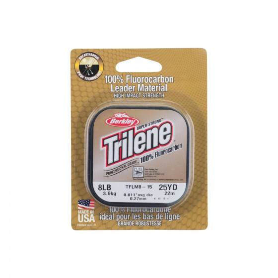 Berkley Trilene 100% Fluorocarbon Vorfachschnur 25m