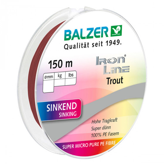 Balzer Ironline Trout sinkend 0,06mm