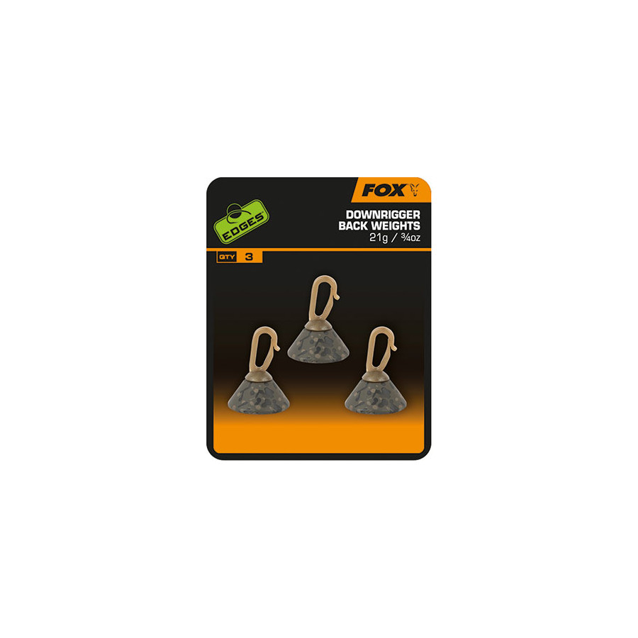 Fox Downrigger Back Weights p.3 Stk.