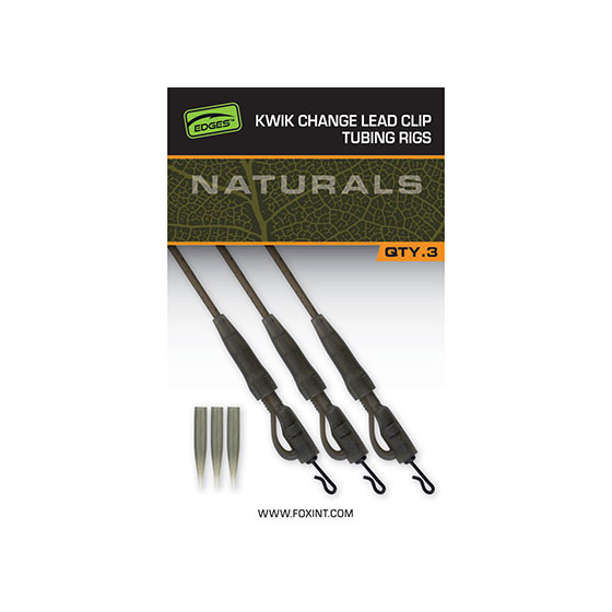 Fox Edges™ Naturals Kwik Change Lead Clip Tubing Setup