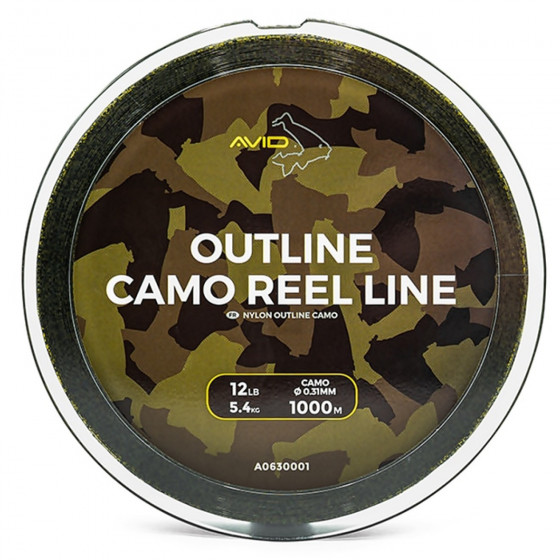 Avid Carp Camo Reel Line 0,31mm 12LB 1000m