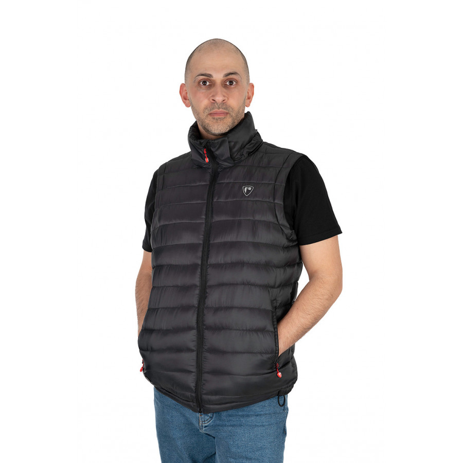 Fox Rage Heated Gilet grey XXL - beheizbare Weste in grau