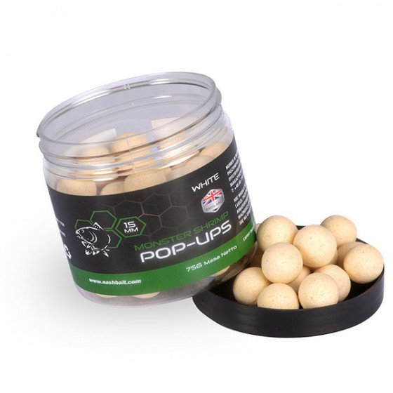 Nash Monster Shrimp Pop Ups, 75g, versch. Varianten