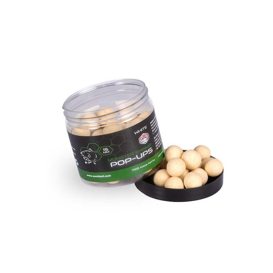 Nash Monster Shrimp Pop Ups, 75g, versch. Varianten