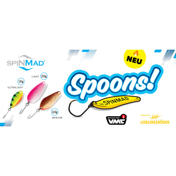Spinmad Lieblingsköder Spoons, versch. Varianten