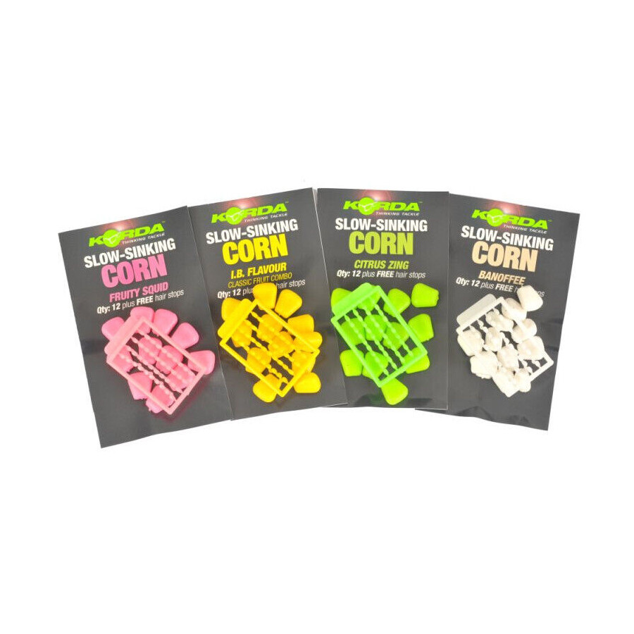 Korda Slow Sinking Corn incl. free Hairstops