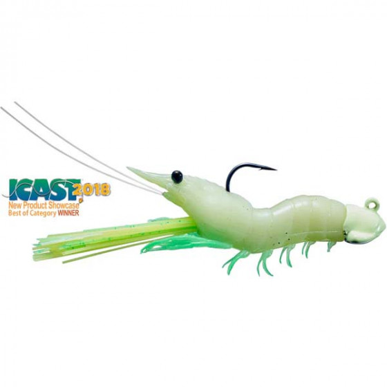 Mustad LiveTarget Shrimp, 85mm, 11g, glow