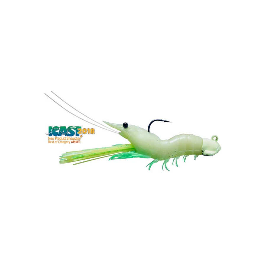 Mustad LiveTarget Shrimp, 85mm, 11g, glow