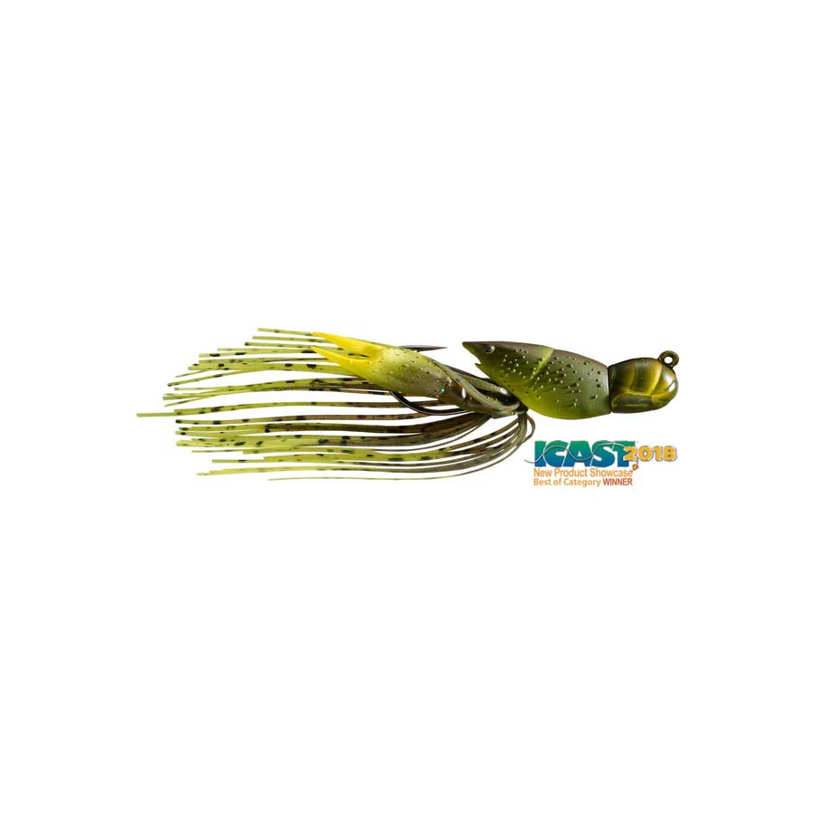 Mustad LiveTarget Crawfish,  40mm ,11g, Green Chartreuse