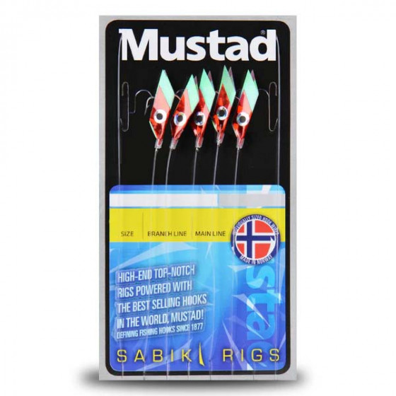 Mustad Red Piscator Sabiki Rig
