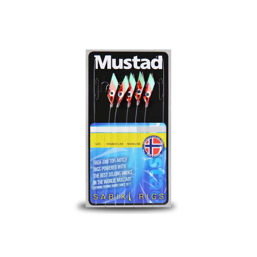 Mustad Red Piscator Sabiki Rig