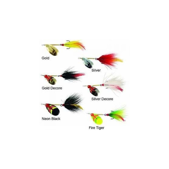 Rublex Ondex Classic Spinner mit glitzer Puschel, versch. Ausführungen