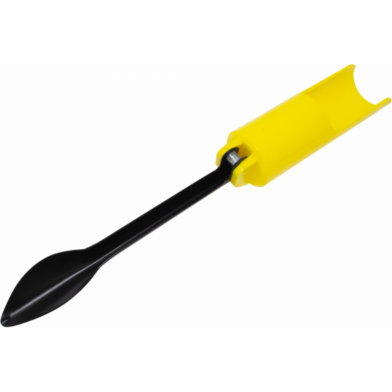 FTM Klapprutenhalter, plastik, gelb, 32cmx4,5cm