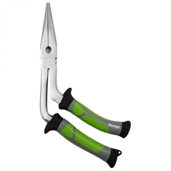 Mustad Premium Ergonomic Pistol Pliers-Zange