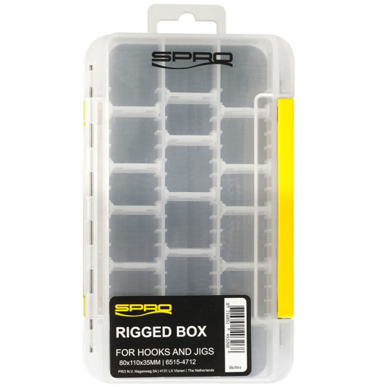 Spro Single/Double Box Soft Lure / Hard Lure / Rigged Tacklebox Kleinteilebox