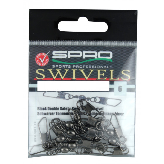 Spro Double Safety-Snap Swivel, versch. Größen