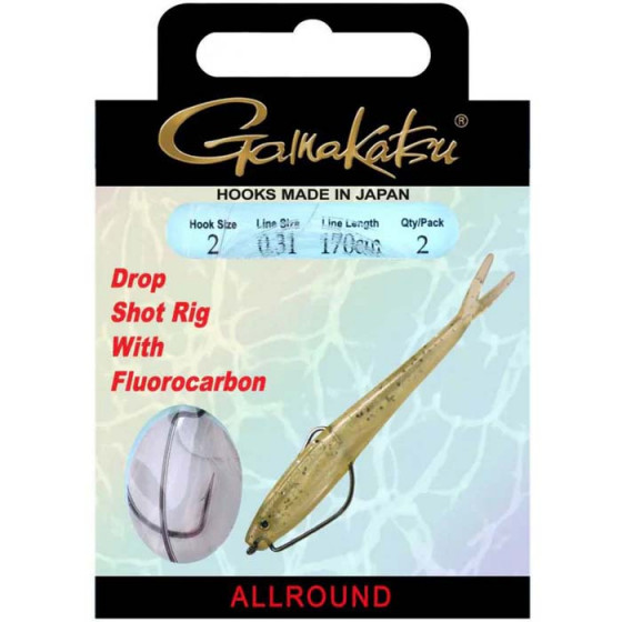 Gamakatsu BKD Dropshot Rig Worm 39, 170cm, versch. Varianten