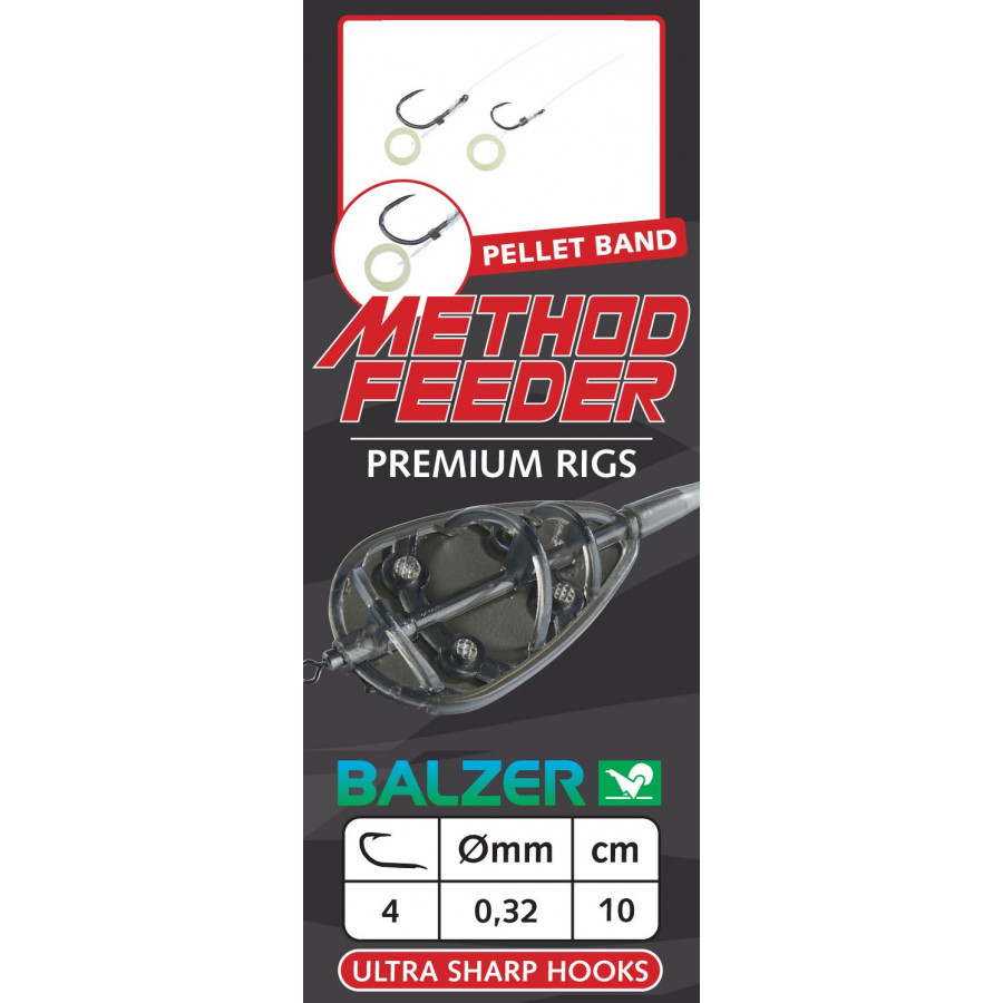 Balzer Premium Method Feeder Rigs, versch. Varianten