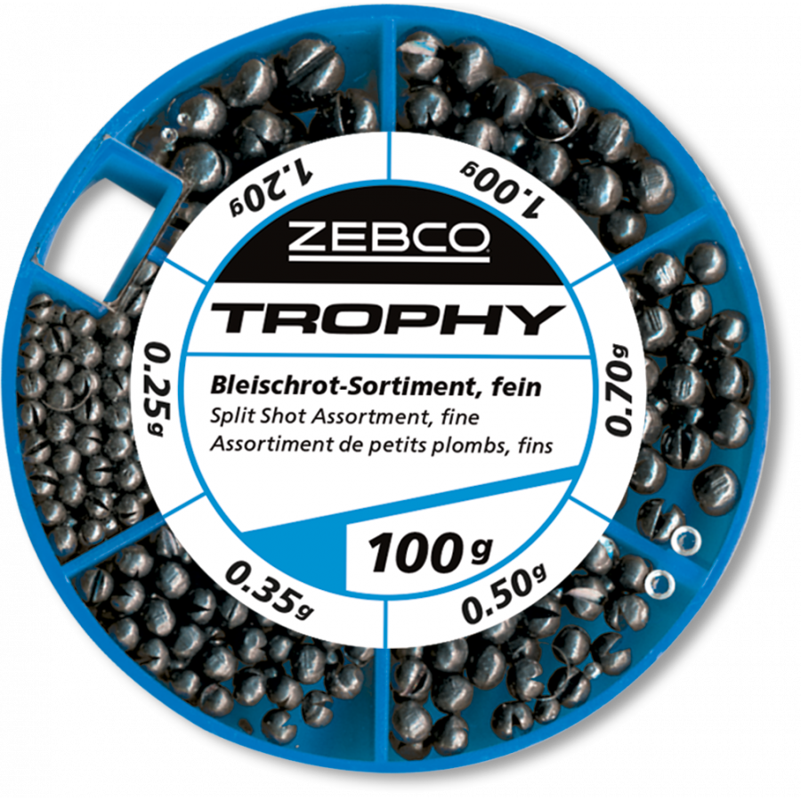 Zebco Bleischrot-Sortiment  70g, fein