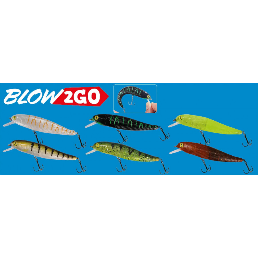 Balzer Blow 2go Hybrid Wobbler, 11cm, 16g, versch. Farben