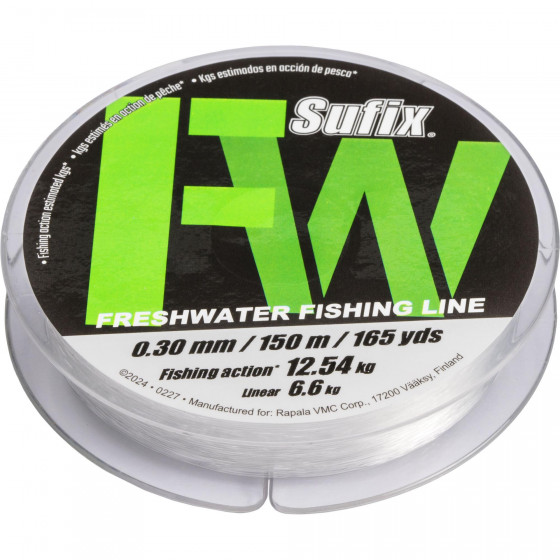 Sufix Fw Clear Mono 300m, verschiedene Durchmesser