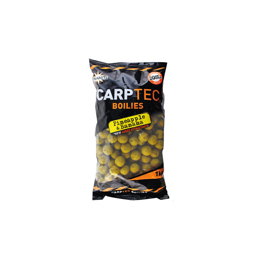 Dynamite Baits Carptec Boilies Pineapple&Banana, 20mm,1,8kg