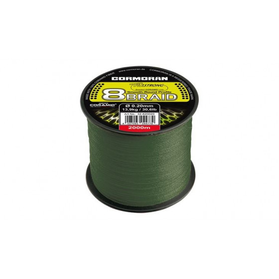 Cormoran 8-Braid Corastrong grün 300m