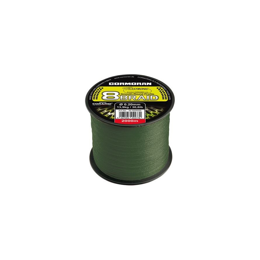 Cormoran 8-Braid Corastrong grün 300m