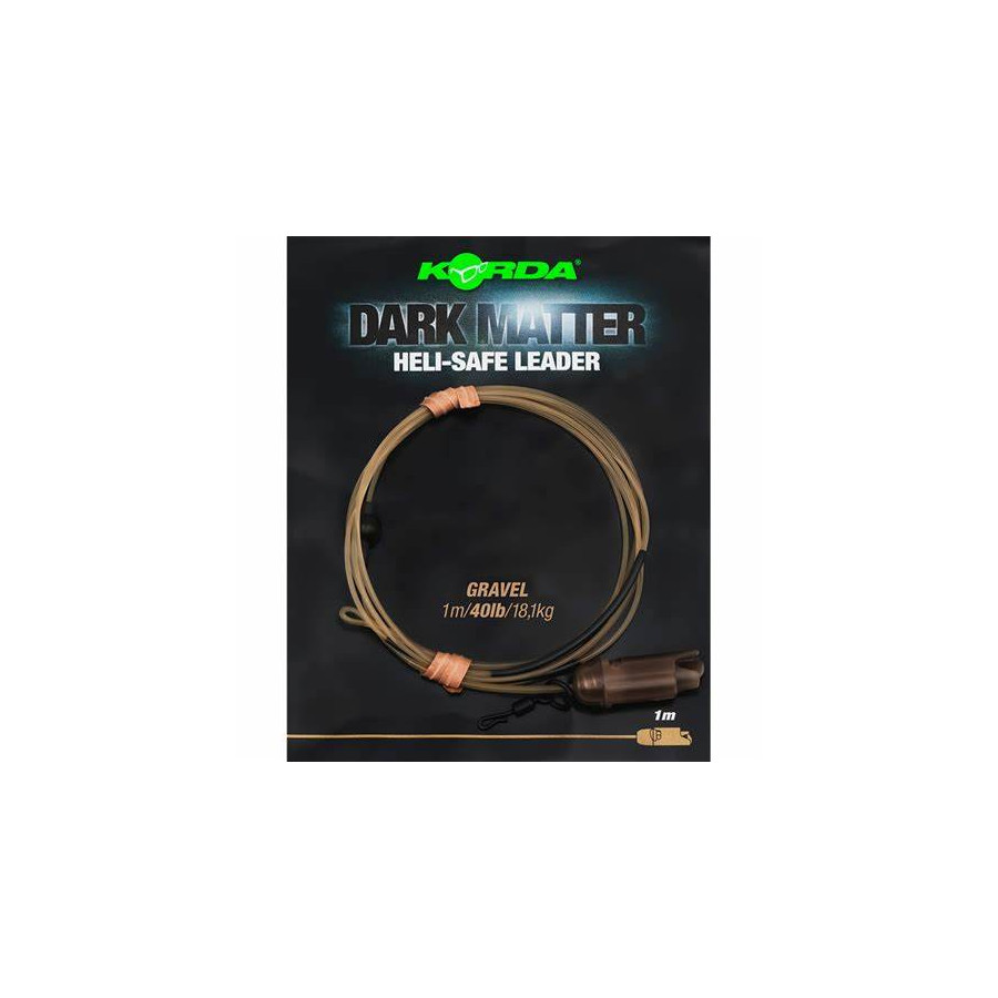 Korda Dark Matter Leader Heli Safe 40lb 1m