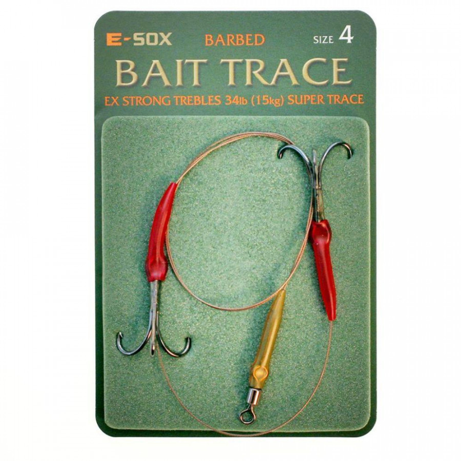 E-Sox Bait Trace Barbed versch. Größen