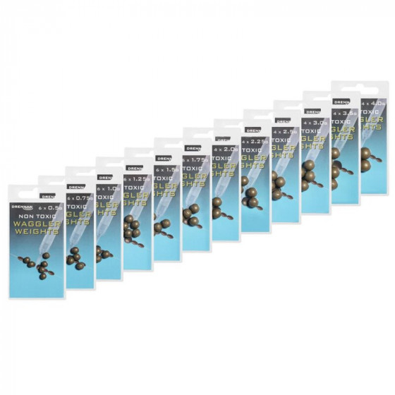 Drennan Non Toxic Waggler Weights, verschiedene Varianten