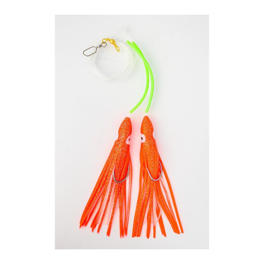 Fladen Ling/lump & cod double red octopus rig 7/0 1.0mm