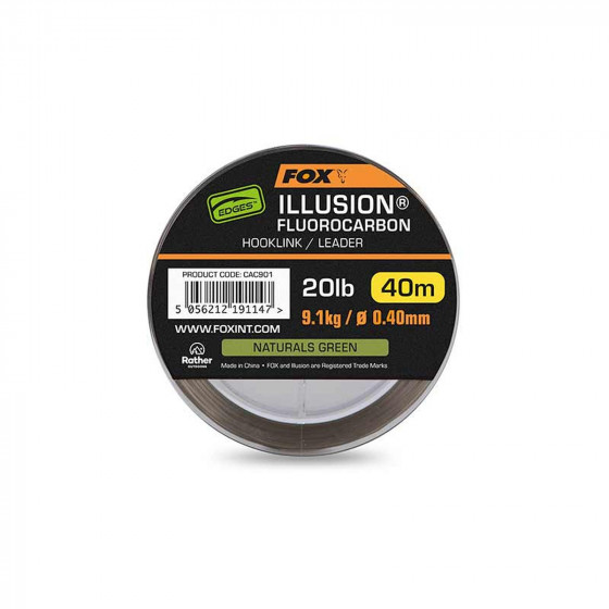 Fox Illusion Fluorocarbon natural greens, versch. Varianten