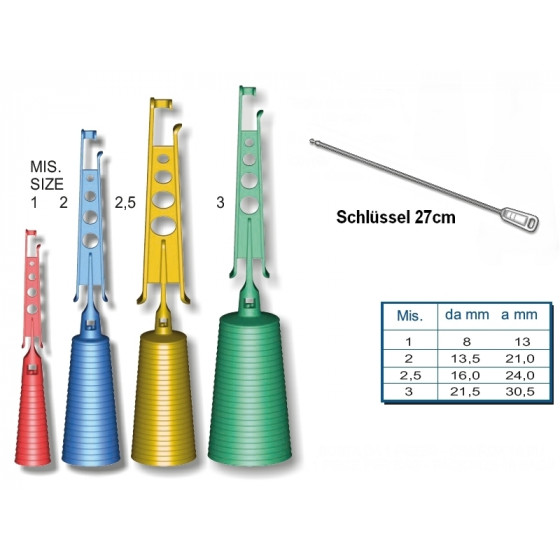Stonfo 425 Conoplus Aufwickler mit Kegel, versch. Varianten