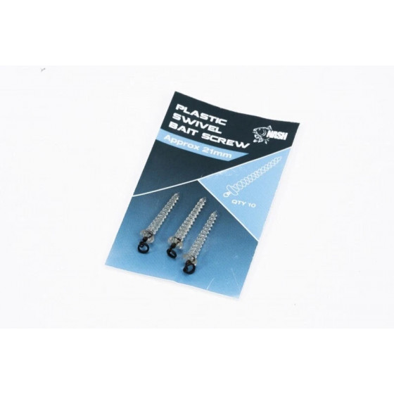 Nash Plastic Swivel Bait Screw 8mm