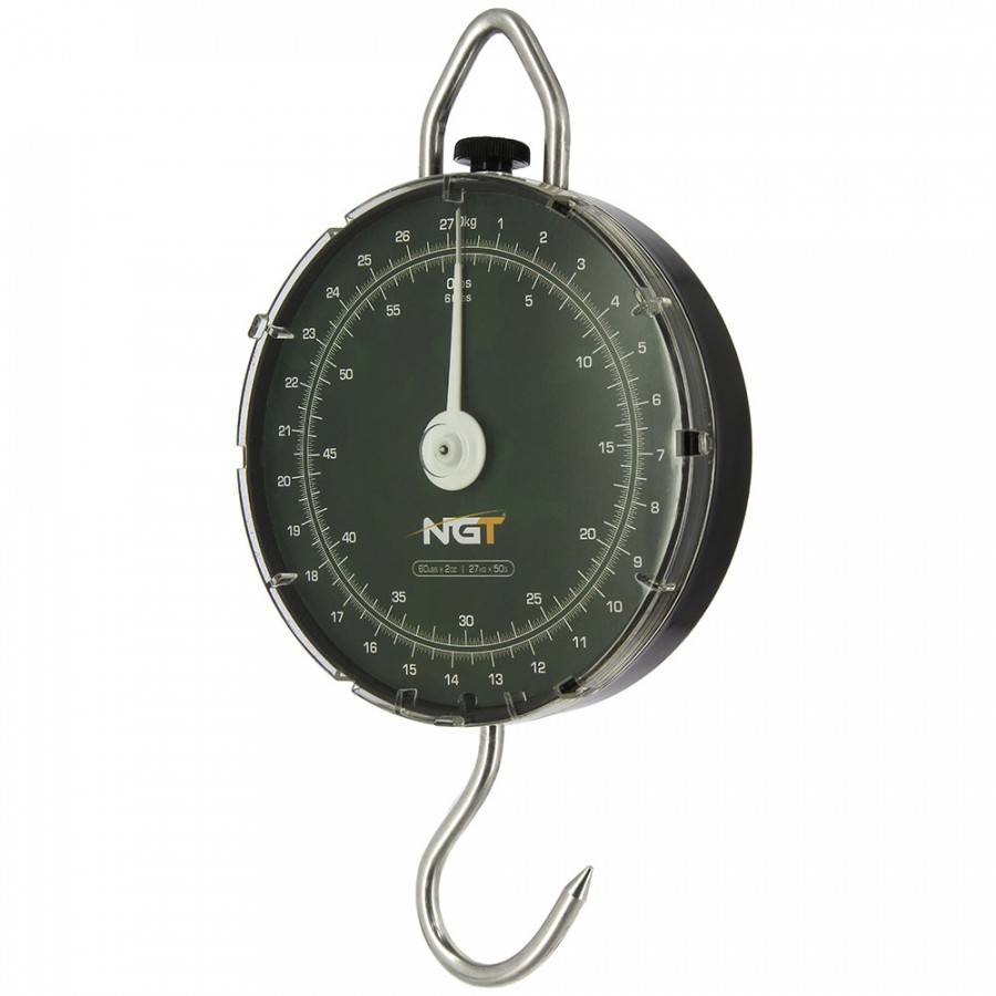 NGT Analoge Specimen Waage - 27kg / 60lb Federwaage