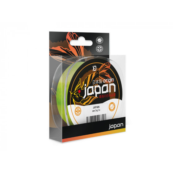Delphin Monofil JAPAN Origin, Fluo gelb, 200m, versch. Varianten