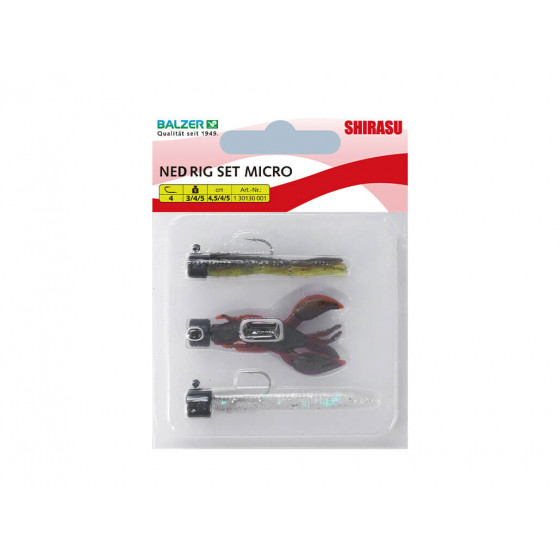 Balzer Shirasu Ned Rig Set Micro