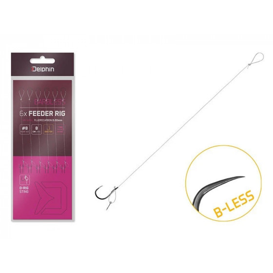 Delphin Feederrig, Spike,barbless, verschiedene Varianten