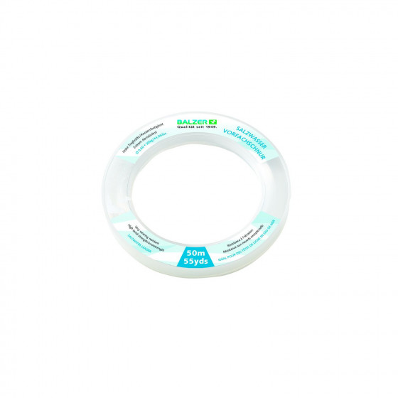 Balzer Salzwasser Vorfachschnur 50m, Durchmesser 0,6mm 20kg