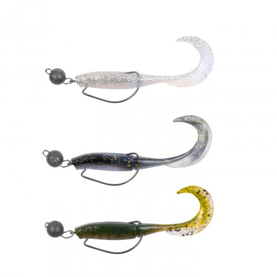 Zebco Demonic Curly Tails Natural, 7,5cm, 5g, 1/0