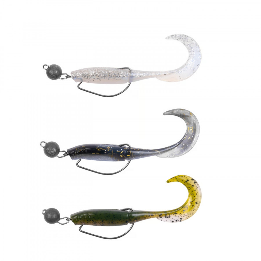 Zebco Demonic Curly Tails Natural, 7,5cm, 5g, 1/0